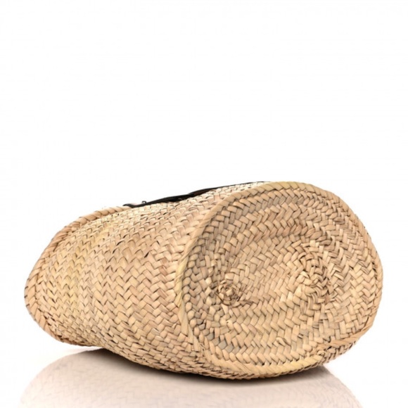 LOEWE  Raffia Basket Tote Bag Natural Tan - Picture 3 of 8